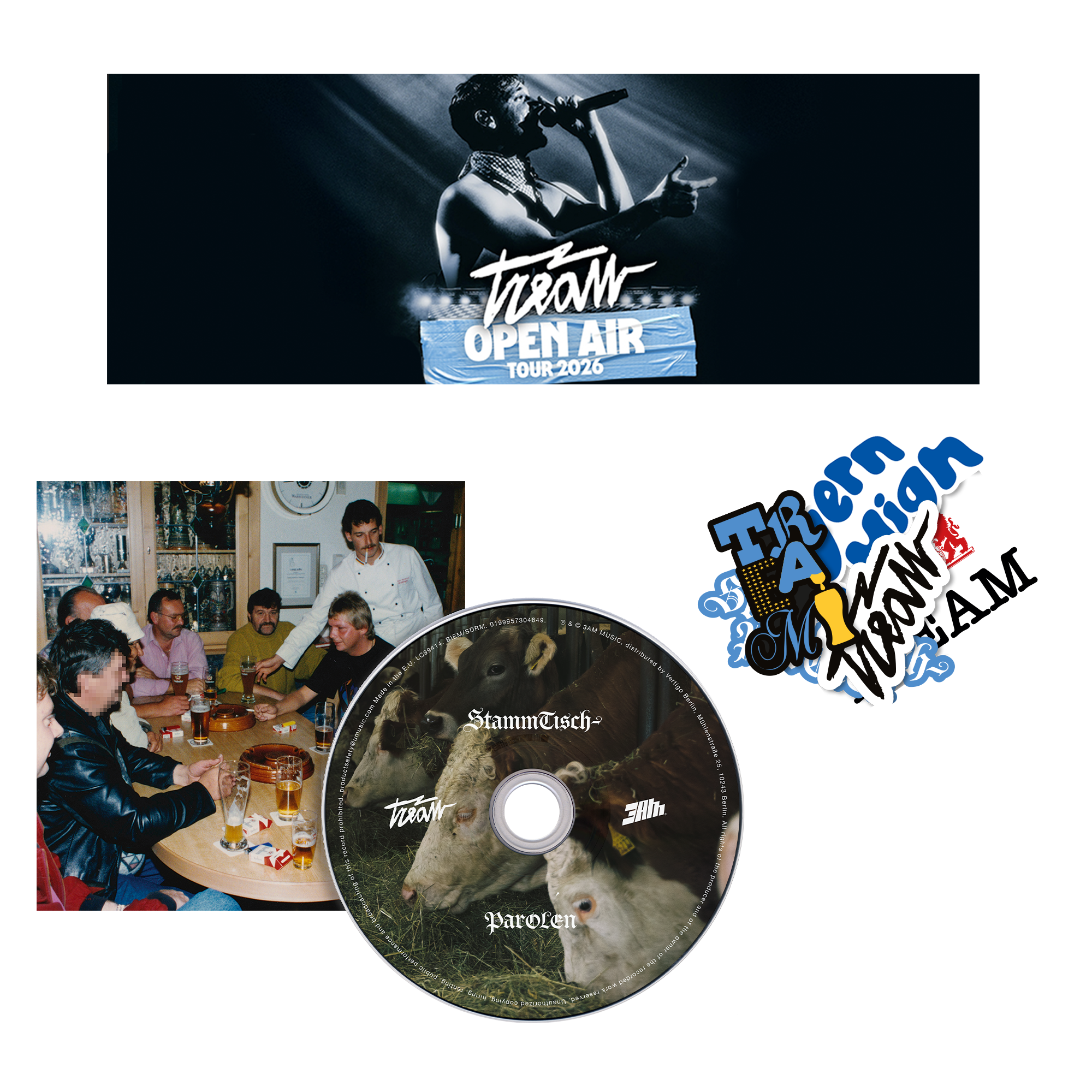 Tream STAMMTISCHPAROLEN CD + Ticket zur Open Air Tour 2026 436725