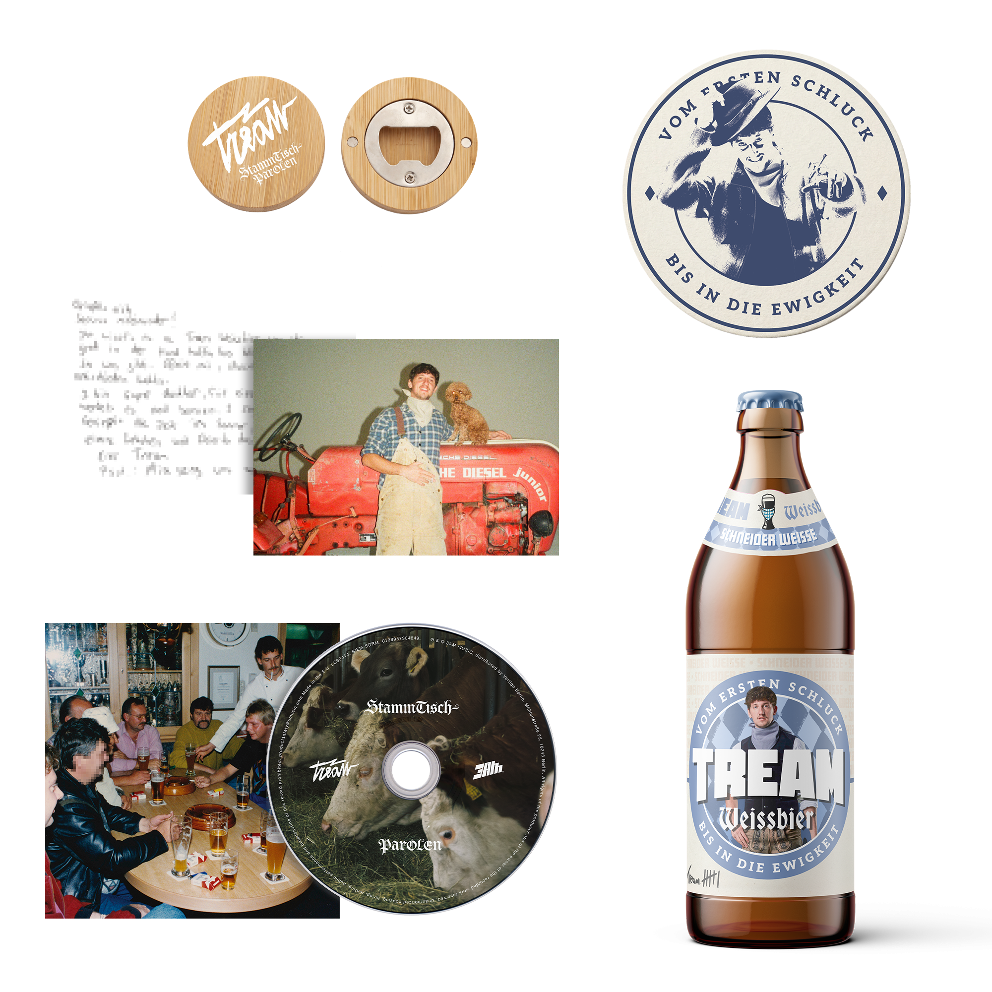Tream STAMMTISCHPAROLEN CD + Tream Weissbier (FSK 16) 444581