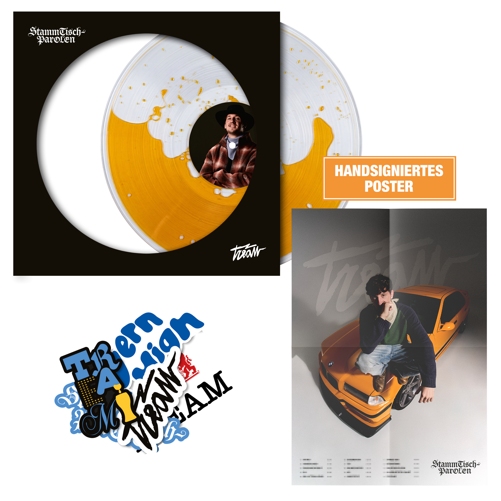 Tream STAMMTISCHPAROLEN Vinyl (Liquid) inkl. signiertes Poster 441421