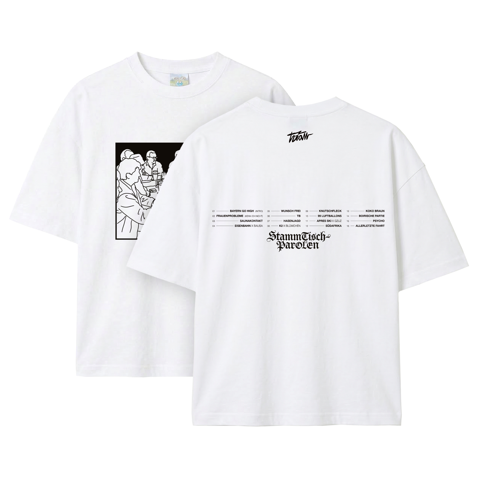 Tream Stammtischparolen   CD + "Stammtischparolen" T-Shirt + Sticker 447738